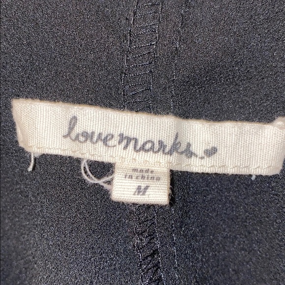 Love Mark Black Tank Top Medium - Picture 4 of 4